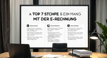 Das sind die Top 7 Schritte beim Umgang mit der E-Rechnung
