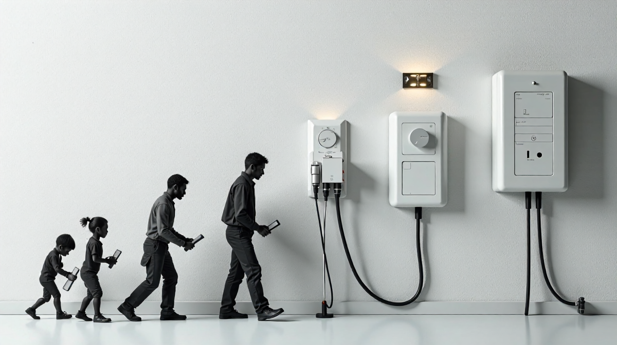 Die Evolution der Elektroinstallation: Sicherheit, Technologie und Effizienz