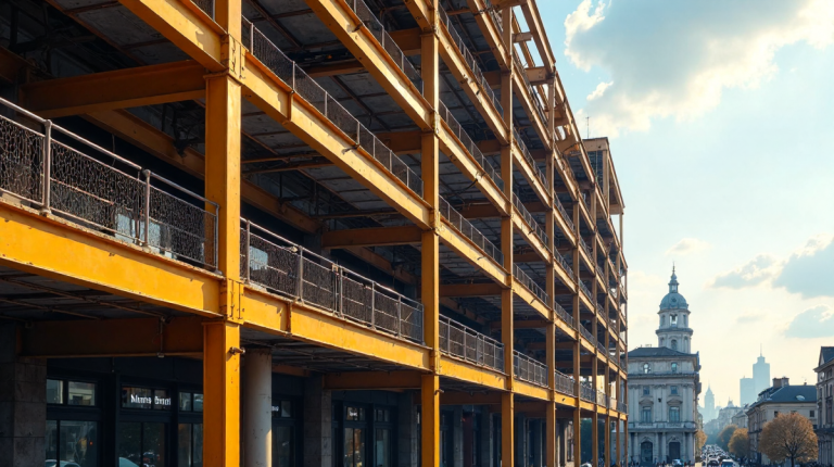 Die faszinierende Welt der Gerüstbauer: Rekorde, Kreativität und Handwerk